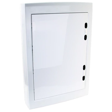 TRACON Falon kívüli elosztódoboz, fehér-sík ajtóval, NPE nélkül, 3x18 (54) modul, IP40, (HxWxD=670x464x120mm) (EDFKSN-18/3)