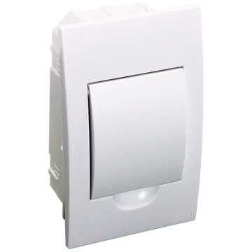 TRACON Süllyesztett elosztódoboz, fehér ajtóval, N/PE sínnel, 1x4 modul, IP40, (HxWxD=200x112x66mm) (EDSN-4/1)