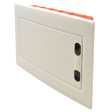 TRACON Süllyesztett elosztódoboz, fehér-sík ajtóval, NPE nélkül, 1x12 (12) modul, IP40, (HxWxD=240x305x80mm) (EDSSN-12/1)