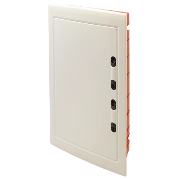 TRACON Süllyesztett elosztódoboz, fehér-sík ajtóval, NPE nélkül, 3x12 (36) modul, IP40, (HxWxD=545x305x85mm) (EDSSN-12/3)