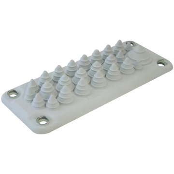 TRACON Elosztószekrény kábelbevezető, gumi, 25db kábelhez, 222x92mm; IP55 (EKBV-04)
