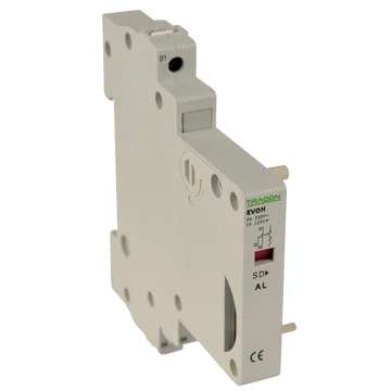 TRACON Hibajelző érintkező EVOH-hoz, 230V, 50Hz, In:6A W=9mm; 0,5-4mm2 (EVOH-AL)