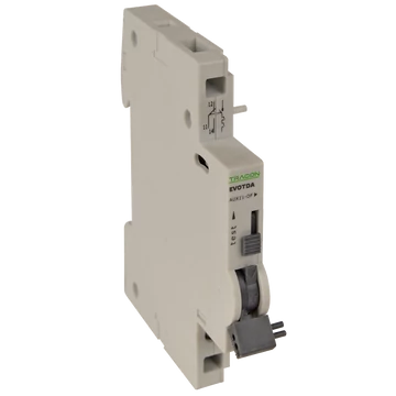 TRACON Segédérintkező EVOTDA kismegszakítóhoz, 230V, 50Hz, In:6A W=9mm; 0,5-4mm2 (EVOTDA-AUX11)