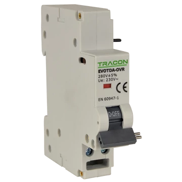 TRACON Feszültségnövekedési kioldó EVOTDA-hoz, Un:230VAC, 50Hz, Uup:280VAC (EVOTDA-OVR)