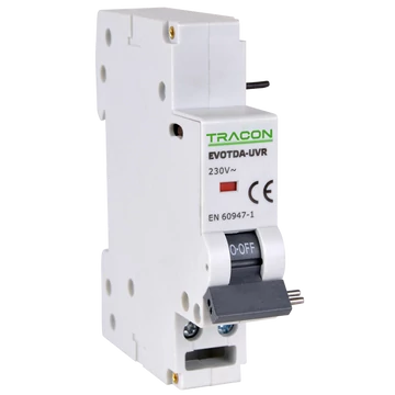 TRACON Feszültségcsökkenési kioldó EVOTDA-hoz, Un:230VAC, 50Hz, Udown:170VAC (EVOTDA-UVR)
