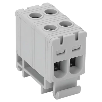 TRACON Főáramköri leágazó kapocs, sínre szerelhető, szürke, 1.5-16mm2, max. 1000VAC, 1500VDC, max.85A (FLEAL-16/2)