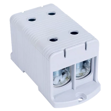 TRACON Főáramköri leágazó kapocs, felületre szerelhető, szürke, 35-240mm2, max. 1000VAC/1500VDC, max.425A (FLEAL-240/2)