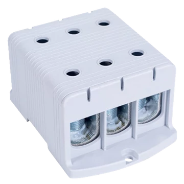 TRACON Főáramköri leágazó kapocs, felületre szerelhető, szürke, 35-240mm2, max. 1000VAC/1500VDC, max.425A (FLEAL-240/3)