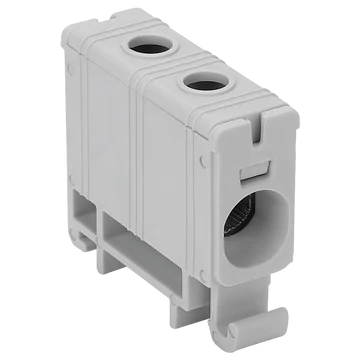 TRACON Főáramköri leágazó kapocs, sínre szerelhető, szürke, 2.5-35mm2, max. 1000VAC, 1500VDC, max.135A (FLEAL-35/1)