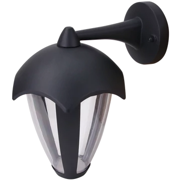 TRACON LED-es kültéri fali lámpa, lógó karos, 230 VAC, 50 Hz, 8 W, 550 lm, 3000 K, IP54, EEI=G (GARD8W)