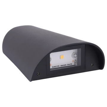 TRACON LED-es kültéri dekor fali lámpa, kétirányú, 230 V, 50 Hz, 11 W, 500 lm, 4000 K, IP65, EEI=G (GARE11NW)