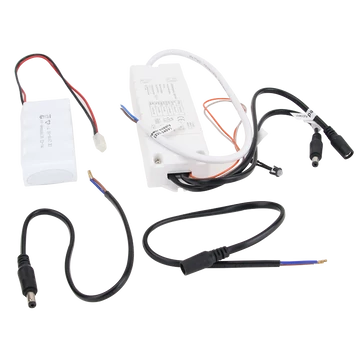 TRACON Inverteres vészvilágító kiegészítő egység LED panelekhez, 6V, 1800mAh Ni-Cd, 6-20W panel (INV-DL-6)