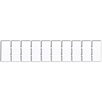 TRACON Jelölőlapka TSKA, TSKB sorozatkapocshoz, (10 modul), W=8mm, TSKA6.., (J8)