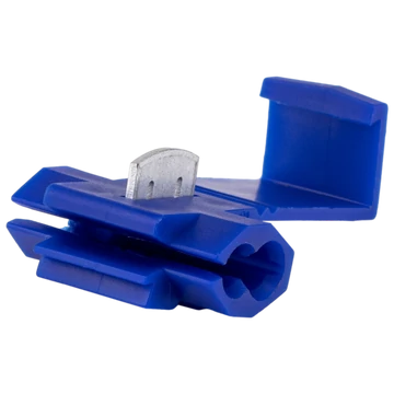 TRACON Késes leágaztató (PVC), ónozott elektrolitréz, kék, 1,5-2,5mm2, 50VDC, max. 20 A (KL)