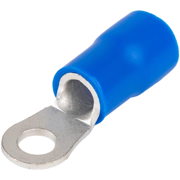 TRACON Szigetelt szemes saru, ónozott elektrolitréz, kék, 16mm2, M5, (d1=5,8mm, d2=5,3mm), PVC (KSZ16-5)