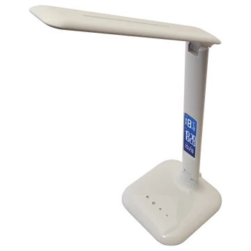 TRACON LED asztali lámpa, szab. fényerő és színhőm., LCD kijelző, 100-240 V, 50 Hz, 4 W, 2700-6000 K, EEI=G (LALD4W)