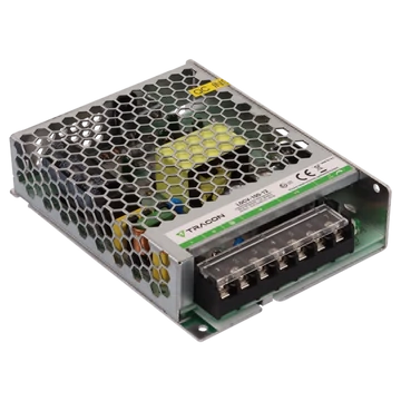 TRACON Fém házas LED meghajtó, 90-264VAC/12VDC, 100W, 0-8,5A, IP20 (LDCV-100-12)