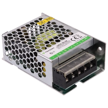 TRACON Fém házas LED meghajtó, 90-264VAC/24VDC, 35W, 0-1,5A, IP20 (LDCV-35-24)