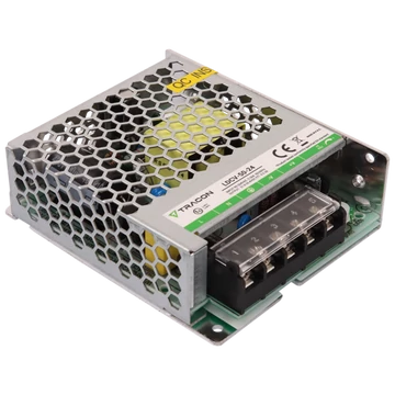 TRACON Fém házas LED meghajtó, 90-264VAC/24VDC, 50W, 0-2,2A, IP20 (LDCV-50-24)