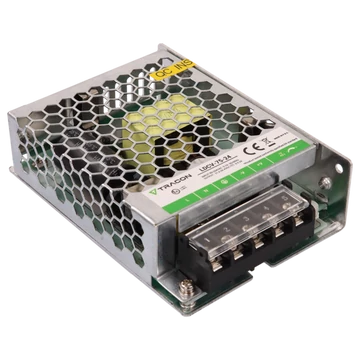 TRACON Fém házas LED meghajtó, 90-264VAC/24VDC, 75W, 0-3,2A, IP20 (LDCV-75-24)