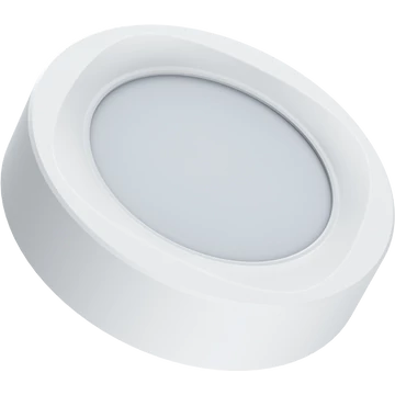 TRACON Falon kívüli LED mélysugárzó,kerek, SAMSUNG chippel, 230 VAC, 6W, 480lm, D=120x120 mm, 4000 K, IP20, EEI=G (LED-DLFS-6NW)
