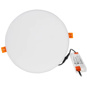 TRACON Védett, beépíthető LED mélysugárzó, kerek, 230 VAC, 20 W, 4000 K, 1620 lm, IP66, EEI=G (LED-DLIP-20NW)