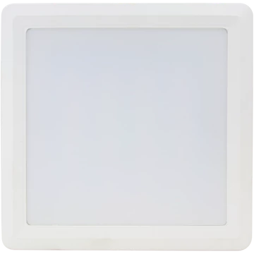 TRACON Falon kívüli, négyzetes LED lámpatest SAMSUNG chippel, 230 VAC, 6W, 480lm, D=120x120 mm, 4000 K, IP20, EEI=G (LED-DLNFS-6NW)