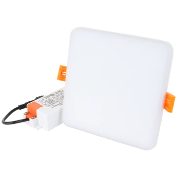 TRACON Védett, beépíthető LED mélysugárzó, négyzetes, 230 VAC, 6 W, 4000 K, 450 lm, IP66, EEI=G (LED-DLNIP-6NW)