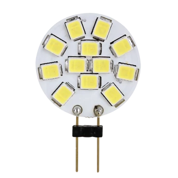 TRACON LED fényforrás, 12 VAC/DC, 2 W, 2700 K, G4, 140 lm, 180°, EEI=G (LG4K2W)