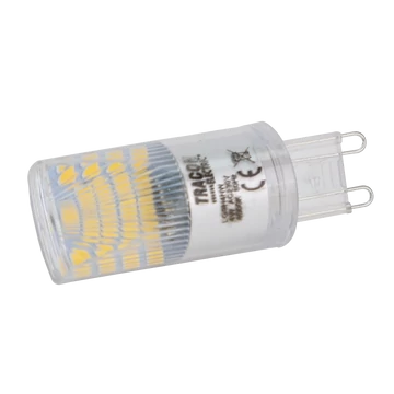 TRACON LED G9 fényforrás alumínium házzal, 230 VAC, 4 W, 4000 K, G9, 350 lm, 200°, EEI=F (LG9H4NW)