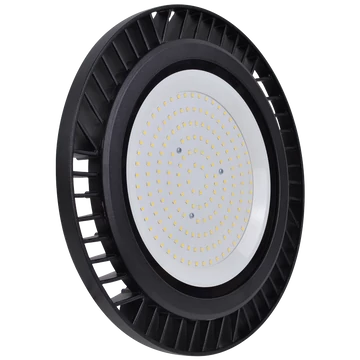 TRACON LED csarnokvilágító, kültéri, UFO forma, 220-240 VAC, 150 W, 12000 lm, 4500 K, 30000 h, IP65, EEI=G (LHBE150W)