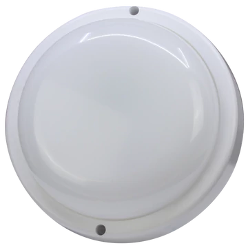 TRACON Műanyag házas LED hajólámpa, kerek forma, 230 VAC, 50 Hz, 12 W, 960 lm, 4000 K, IP44, EEI=G (LHDK12NW)