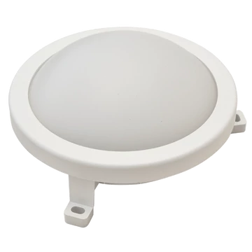 TRACON Műanyag házas LED hajólámpa, kerek forma, 230 V, 50 Hz, 6 W, 420 lm, 4000 K, IP54, EEI=G (LHLMK6NW)