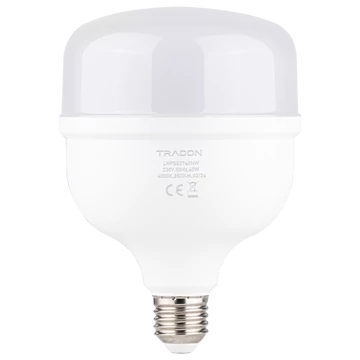 TRACON Nagyteljesítményű LED fényforrrás Samsung chippel, 220-240 V, 50 Hz, 40 W, 4000 K, 3500 lm, E27, EEI=F (LHPSE2740NW)