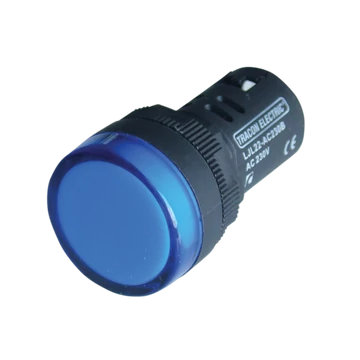 TRACON LED-es jelzőlámpa, kék, 400V AC, d=22mm (LJL22-BF)