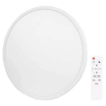 TRACON Kerek mennyezeti lámpa, távirányítóval, RGB-vel, 230V, 50Hz, 36W, 2500lm, 3000-6000K + RGB, EEI=G (MFCRGB36W)