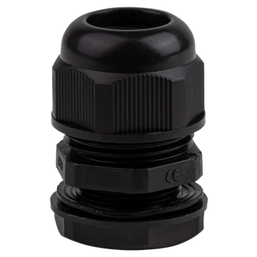 TRACON Metrikus tömítőszelence, fekete, IP66, 12-18mm (MG-25F)
