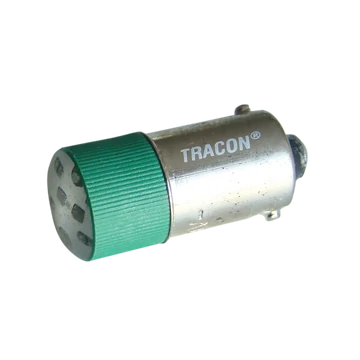 TRACON LED-es jelzőizzó, zöld, 400V AC, Ba9s (NYGL-AC400G)