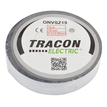 TRACON Önvulkanizáló szalag, fekete, 10mx19mm, -40°C-75°C (ONVSZ19)