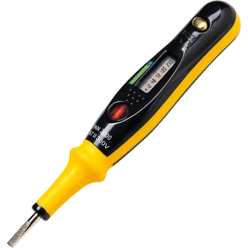 TRACON Feszültség teszter LCD kijelzővel, 12-250VAC, 1,5-36VDC, 1p (PAN2000)