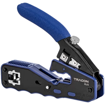 TRACON Vágó- ,csupaszító- és présszerszám, RJ45 (RJ8)