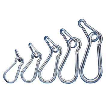 TRACON Karabiner, rugós, acél, d=9mm, 1700N (RKARA9)
