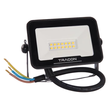 TRACON LED fényvető SAMSUNG chippel, 220-240V AC, 10W, 4000K, IP66, 1000lm, EEI=F (RSMDS10W)