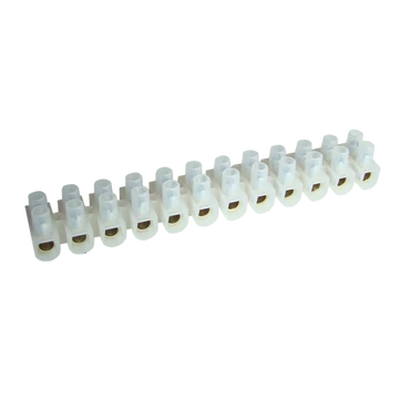 TRACON Flexibilis sorozatkapocs, U profil, 12 tag, natúr, 6mm2, 450VAC, 40A, PE (S10A-U)