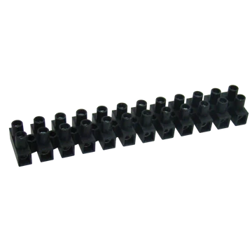 TRACON Flexibilis sorozatkapocs, H profil, 12 tag, fekete, 25mm2, 450VAC, 80A, PP (SF60A-H)