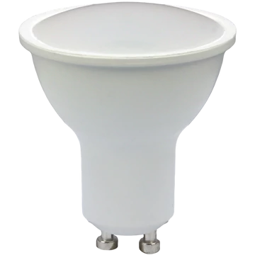 TRACON Fényerő-szabályozható SMD LED spot fényforrás, 230 VAC, 50 Hz, GU10, 7 W, 450 lm, 4000 K, 120°, EEI=G (SMDDGU107NW)