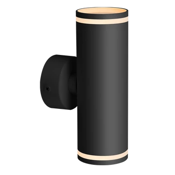 TRACON Oldalfali spot lámpatest, fekete, 100-240VAC, 50Hz, 2xGU10, max.35W (SPGU10LF2B)