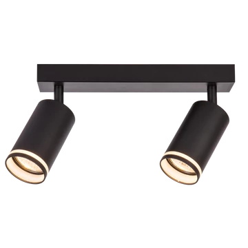 TRACON Mennyezeti állítható spot lámpatest, fekete, 100-240VAC, 50Hz, 2xGU10, max.2x35W (SPGU10LMA2B)