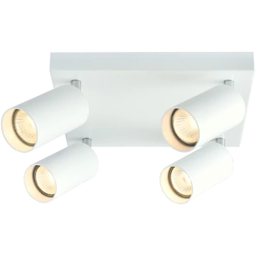 TRACON Mennyezeti állítható spot lámpatest, fehér, 100-240VAC, 50Hz, 4xGU10, max.4x35W (SPGU10MAN4W)