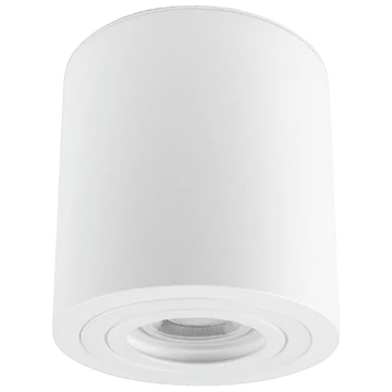 TRACON Mennyezeti védett spot lámpatest, hengeres, fehér, 100-240VAC, 50Hz, 1xGU10, max.35W, IP44 (SPGU10MIPW)
